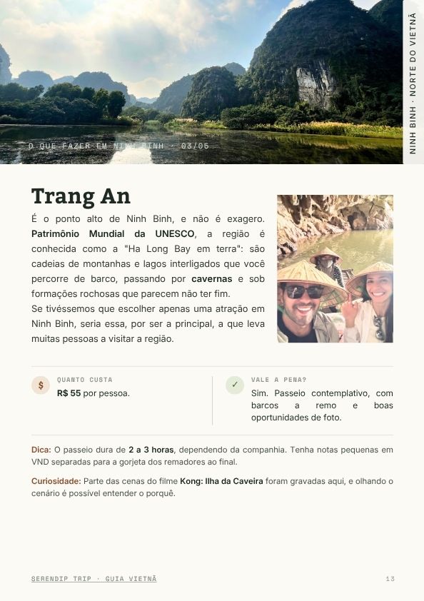 Página do guia — capítulo de uma cidade
